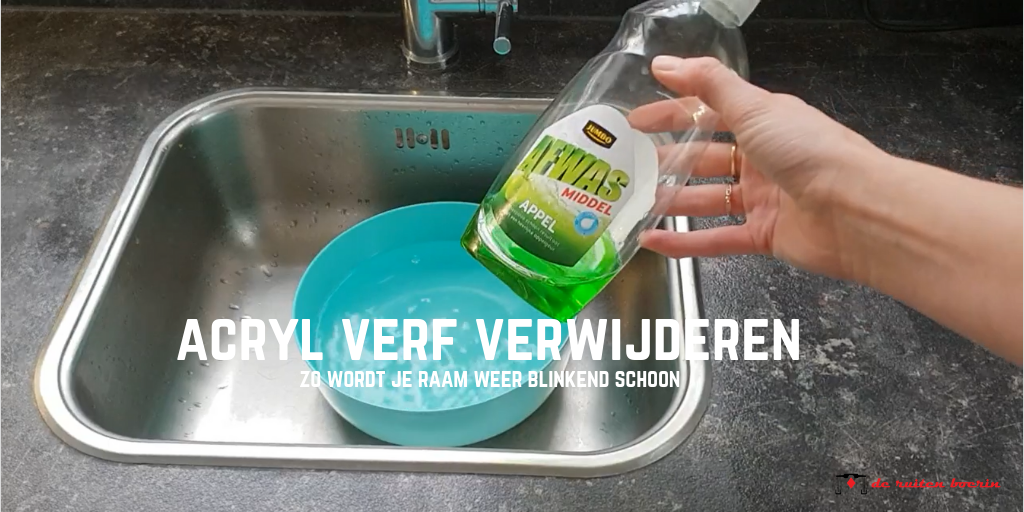 ACRYL VERF VAN RAAM VERWIJDEREN - De Ruiten Boerin