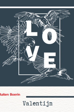 Raamtekening LOVE